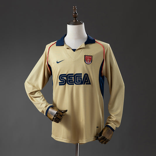Arsenal 01/02 Away Long Sleeve Retro