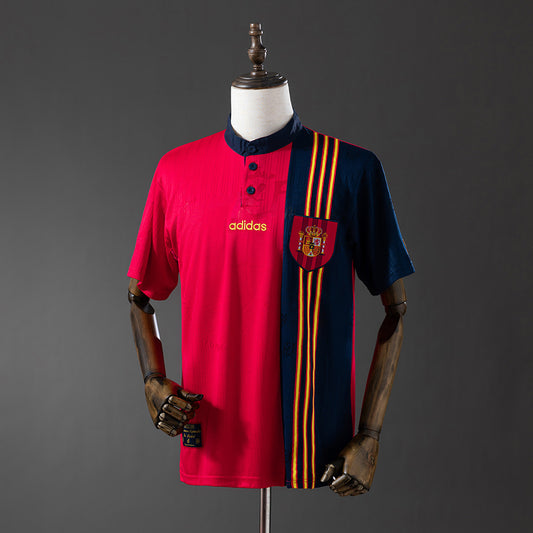 Spain 1996 Home Jersey