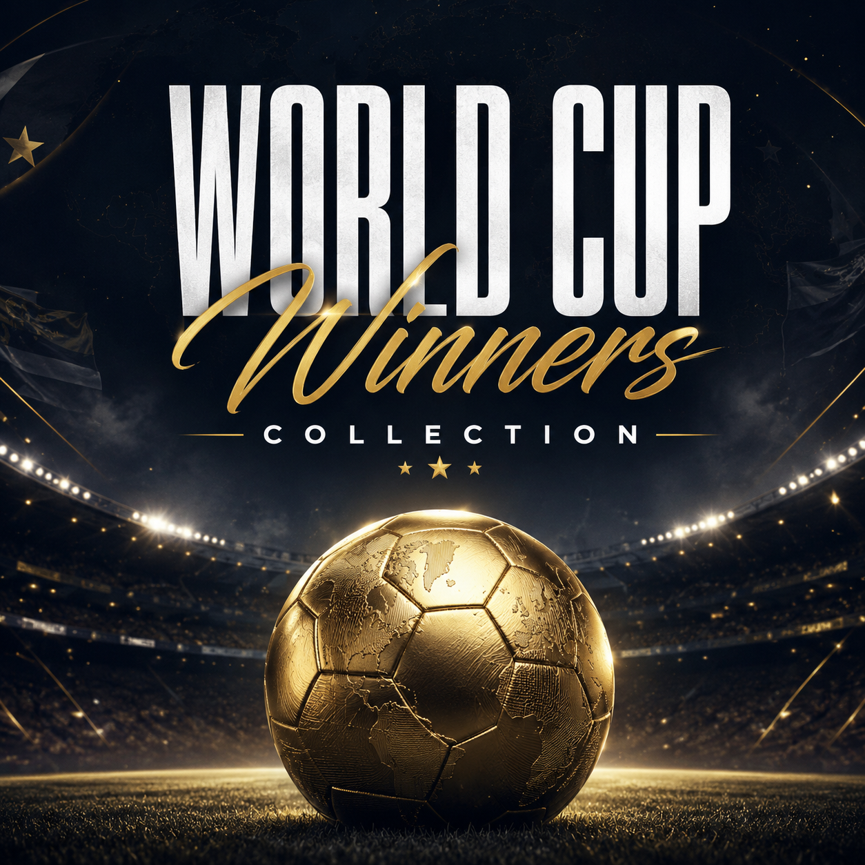 Collection des vainqueurs de la Coupe du Monde