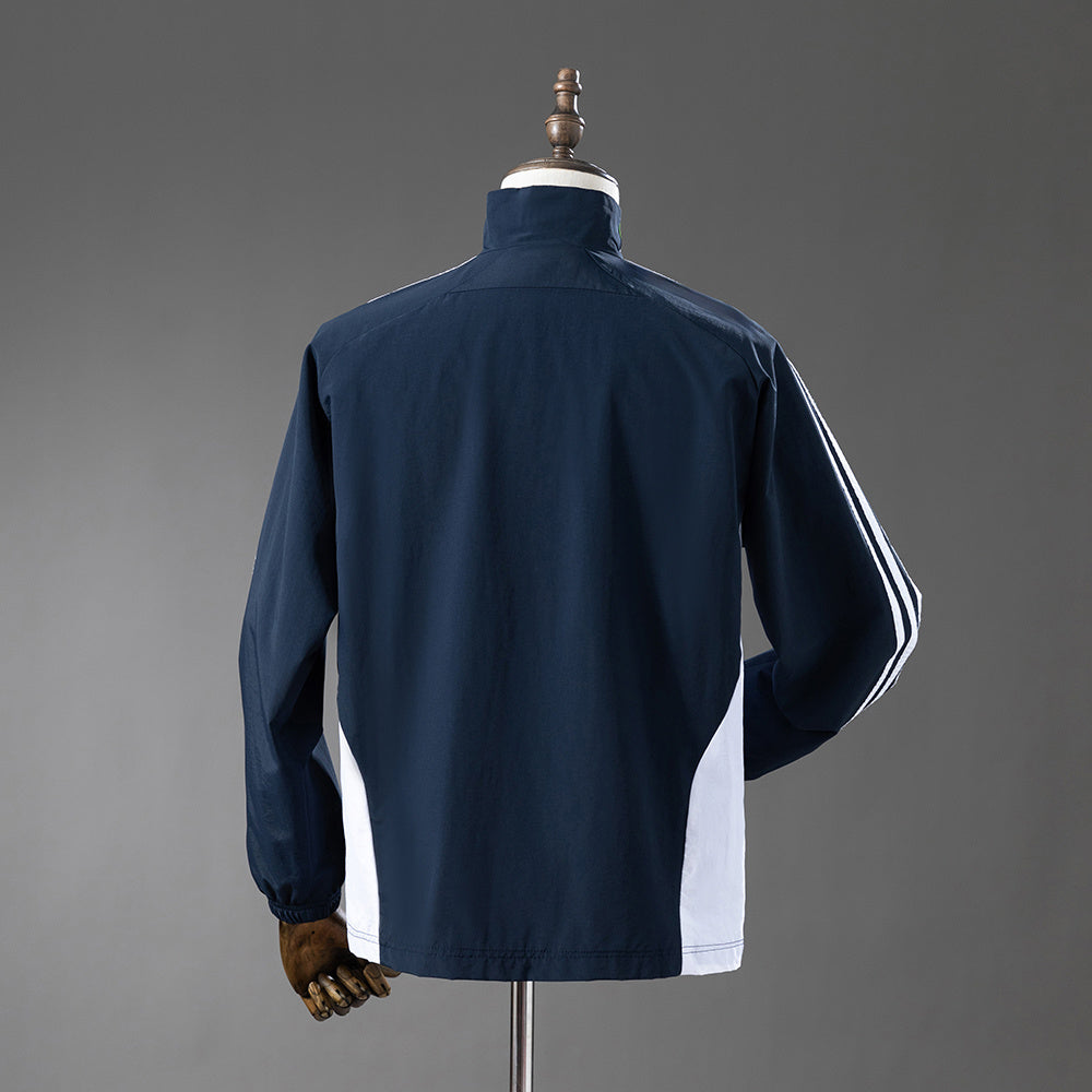 Real Madrid Windbreaker - Navy Blue & White