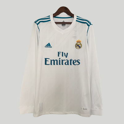 Real Madrid 2017/18 Long Sleeve Home Jersey