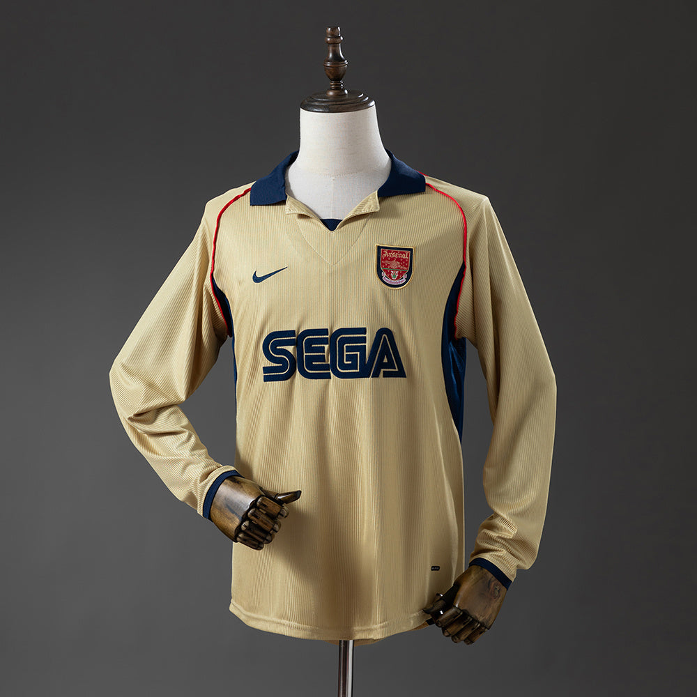 Arsenal 01/02 Away Long Sleeve Retro