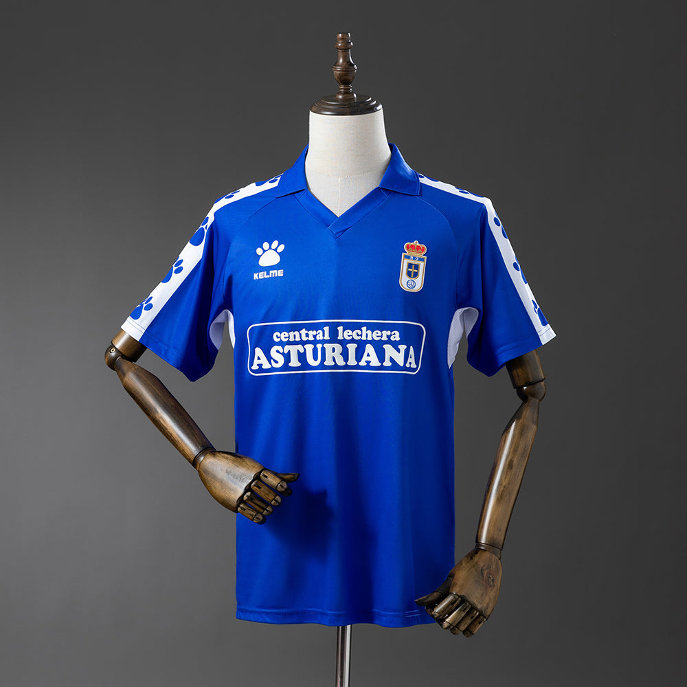 Maillot domicile Real Oviedo 1990/91