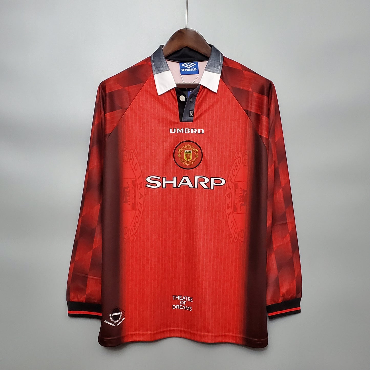 Manchester United 1996 Home Jersey - Long Sleeve