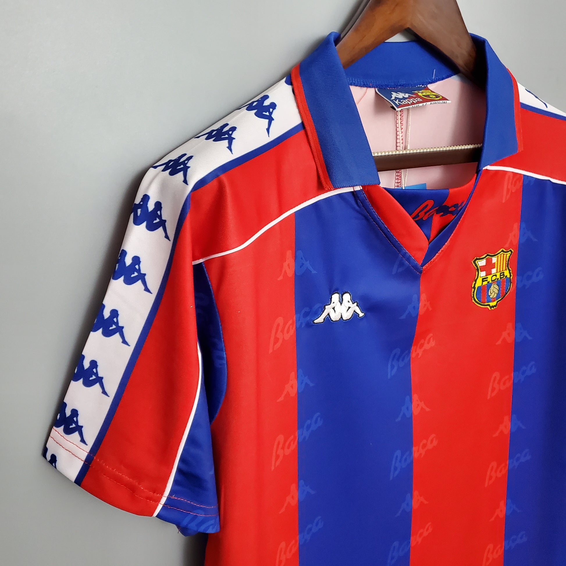 Vintage Classic Espana Spain La Liga BARCELONA Home Soccer Jersey Football Shirt Maillot Trikot Maglia 1992 1995 90s Kappa Side Tape Mens - Canada Vintage Classic Espana Spain La Liga BARCELONA Home Soccer Jersey Football Shirt Maillot Trikot Maglia 1992 1995 90s Kappa Side Tape Mens - Canada