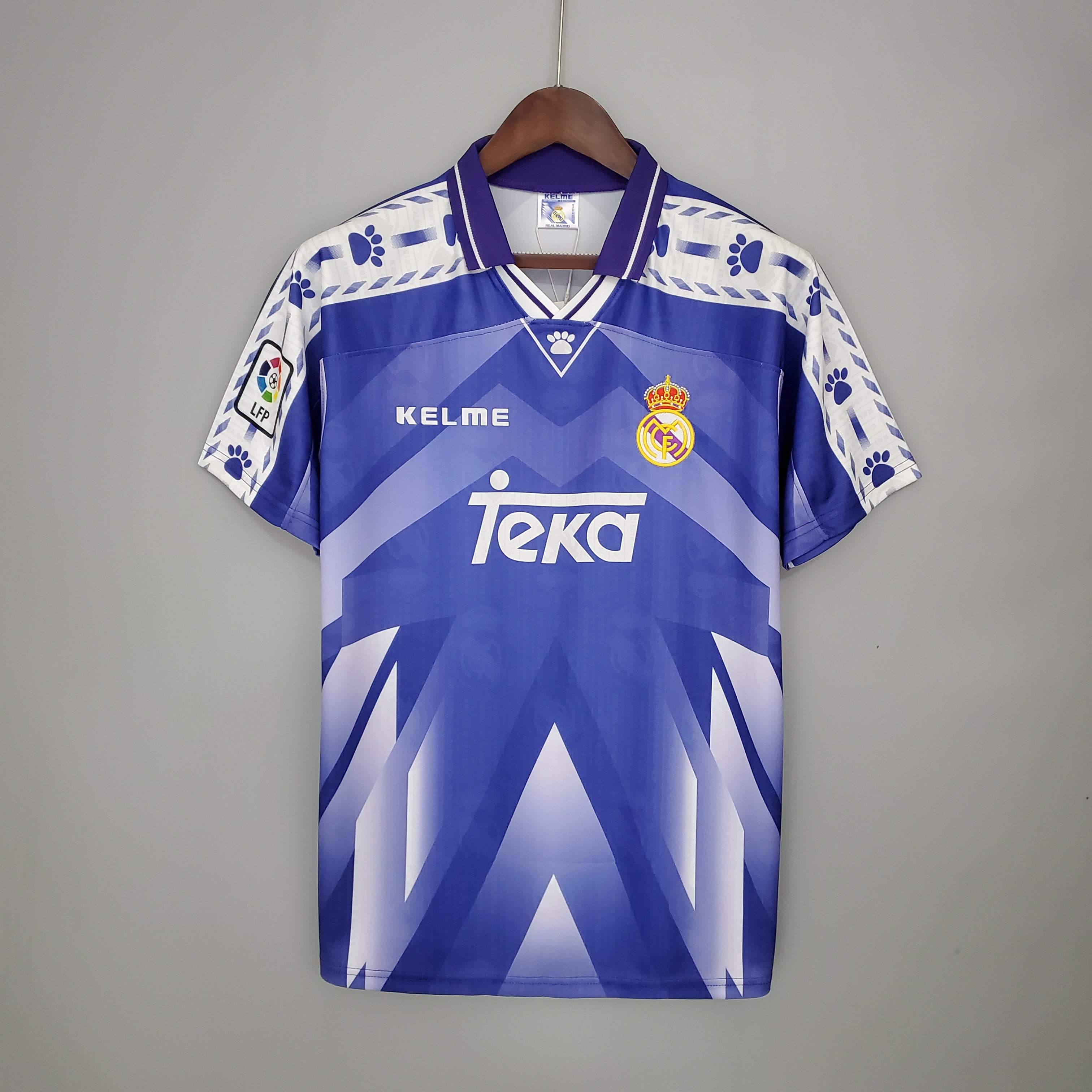 Retro Real Madrid Away Jersey 1996/97 By Adidas