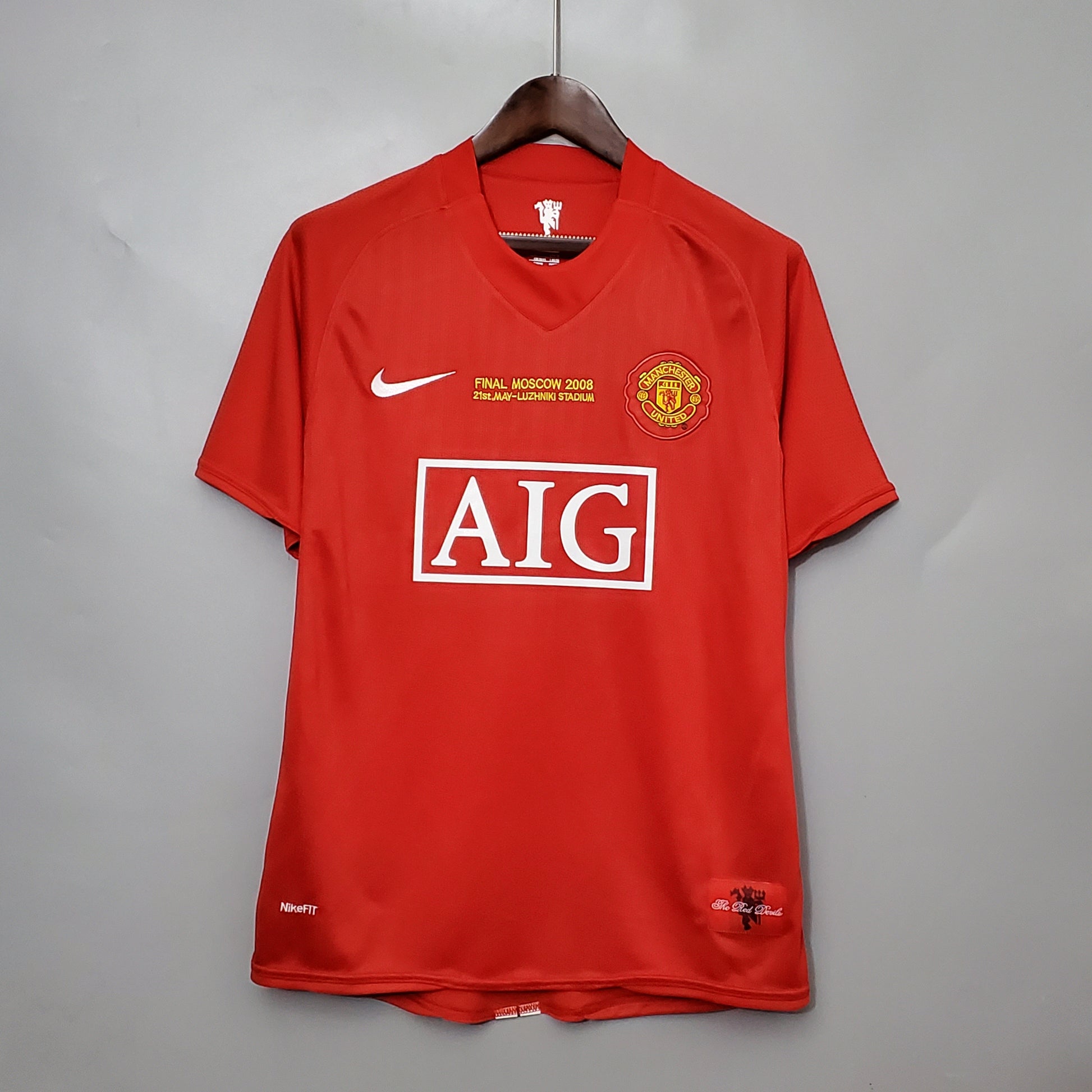 Retro Manchester United Home Jersey 2007/08 By Nike