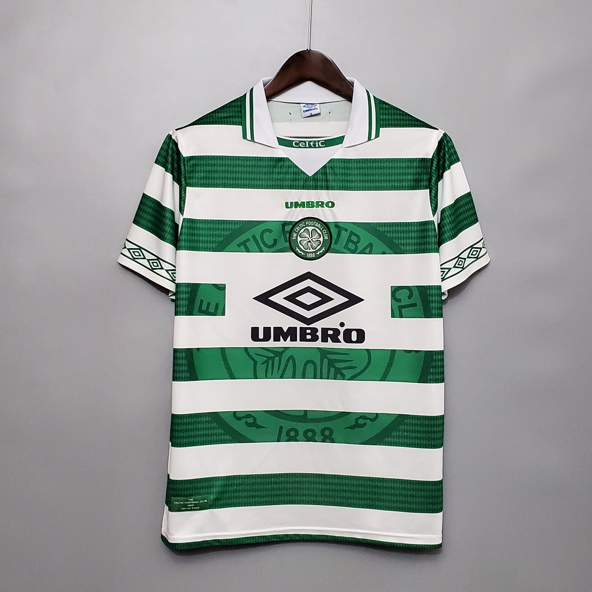 Vintage Original Celtic Soccer Jersey by Umbro. Men's Size Medium.