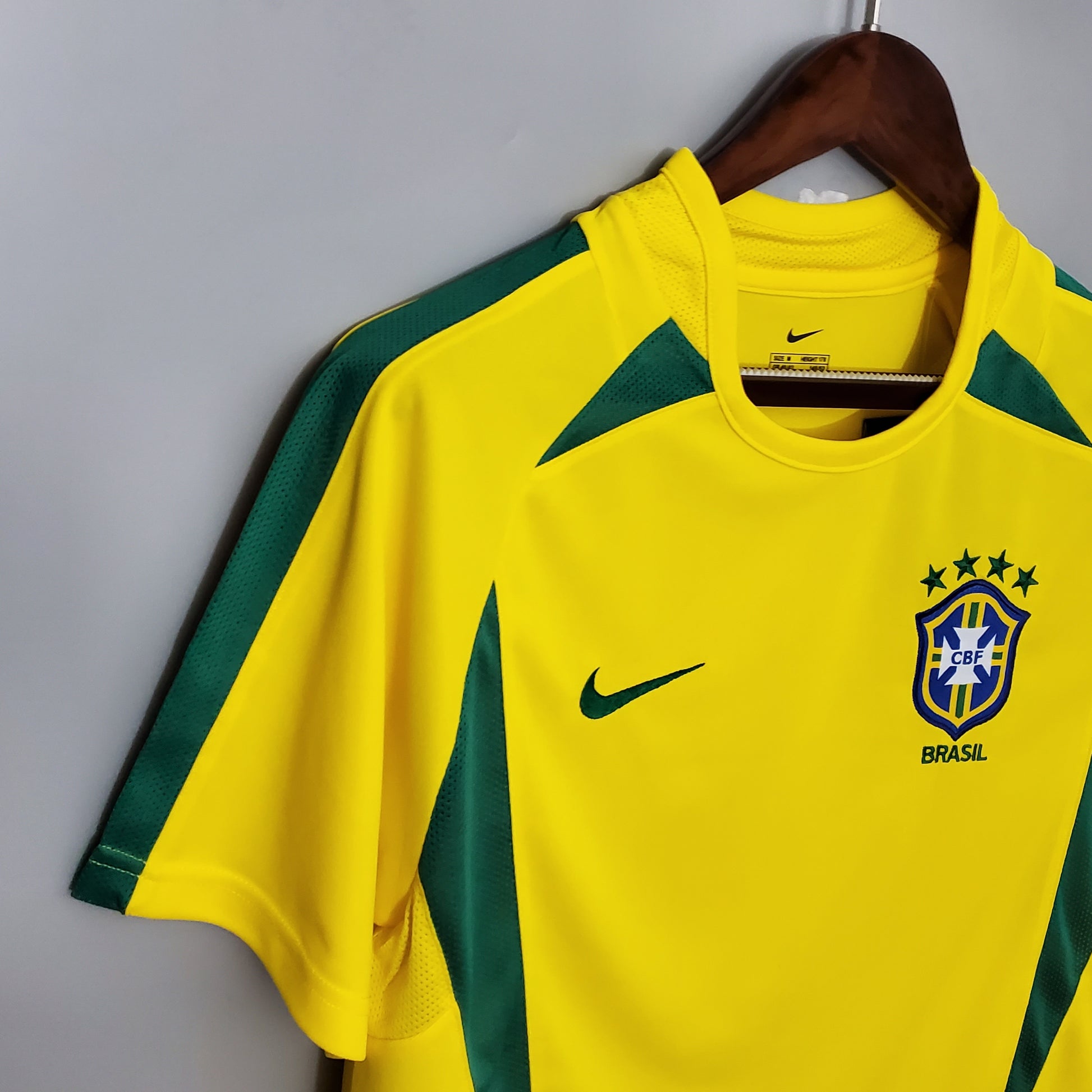 Brazil 2002 Home Jersey - World Cup Winners – Retros League